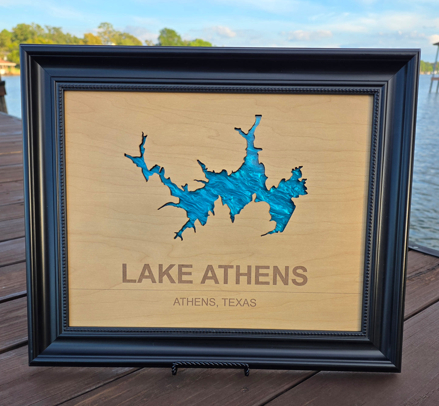 Athens Lake Wall Art 11x14