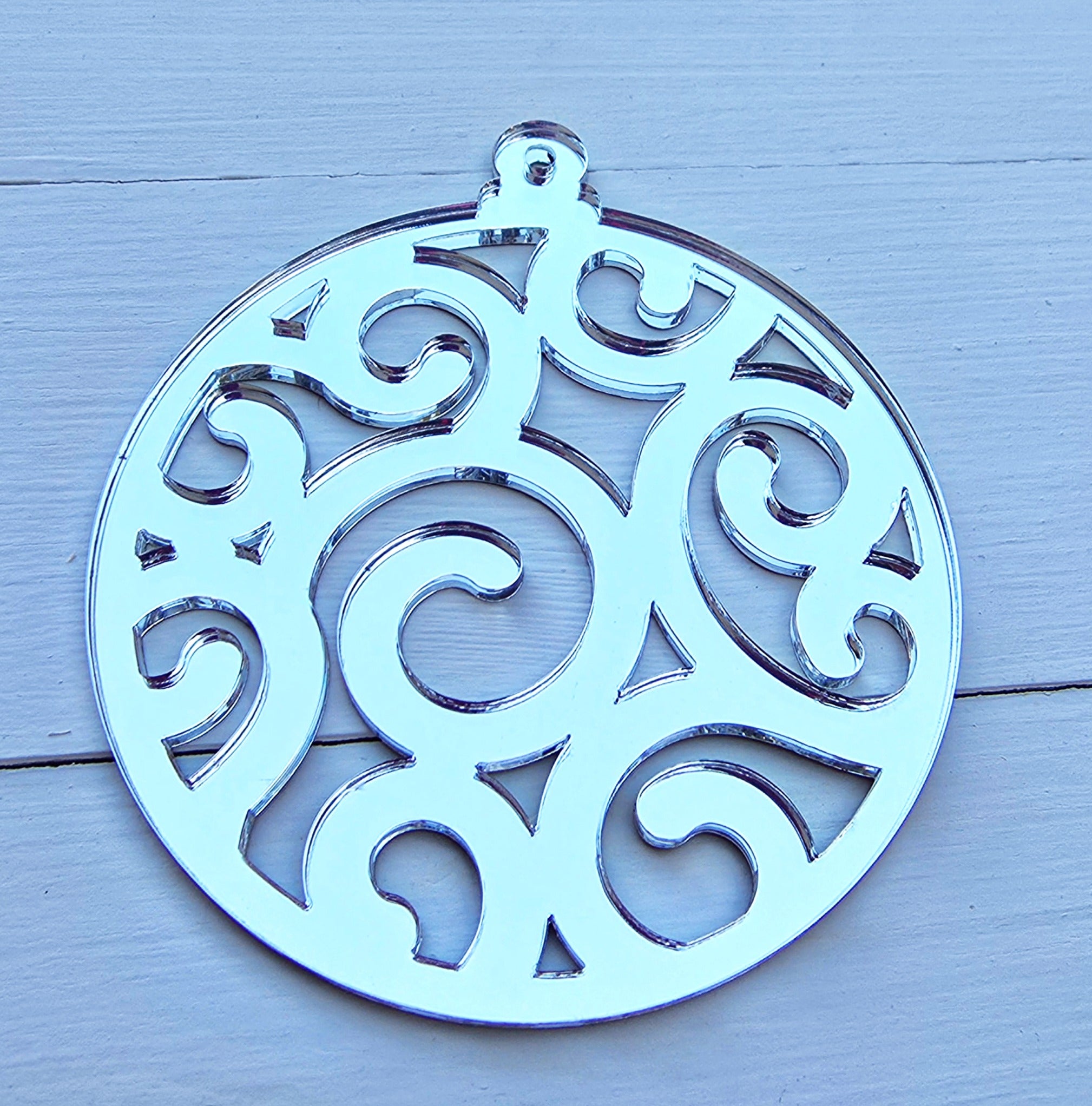 Custom Mirrored Acrylic Christmas Ornaments