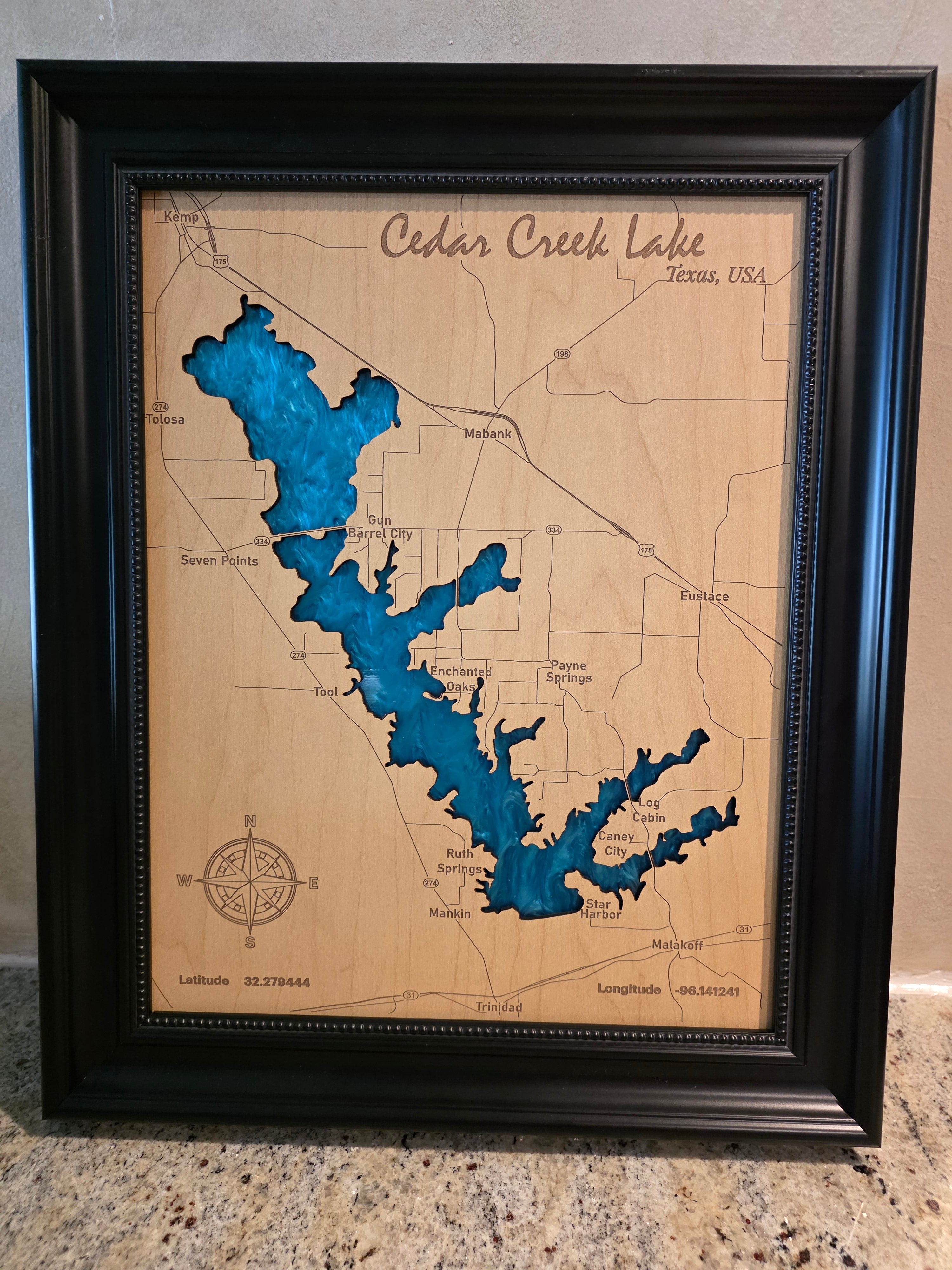 Cedar Creek Lake Wall Art 11"x14"