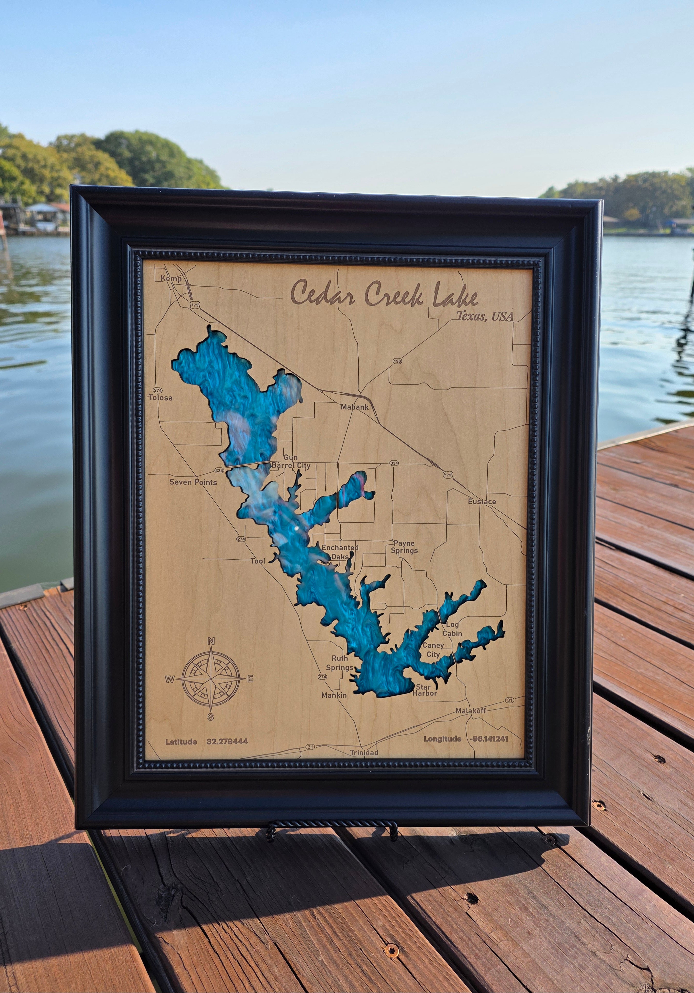 Cedar Creek Lake Wall Art 11"x14"