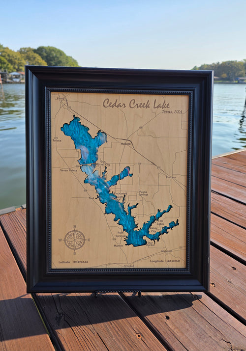 Cedar Creek Lake Wall Art 11"x14"