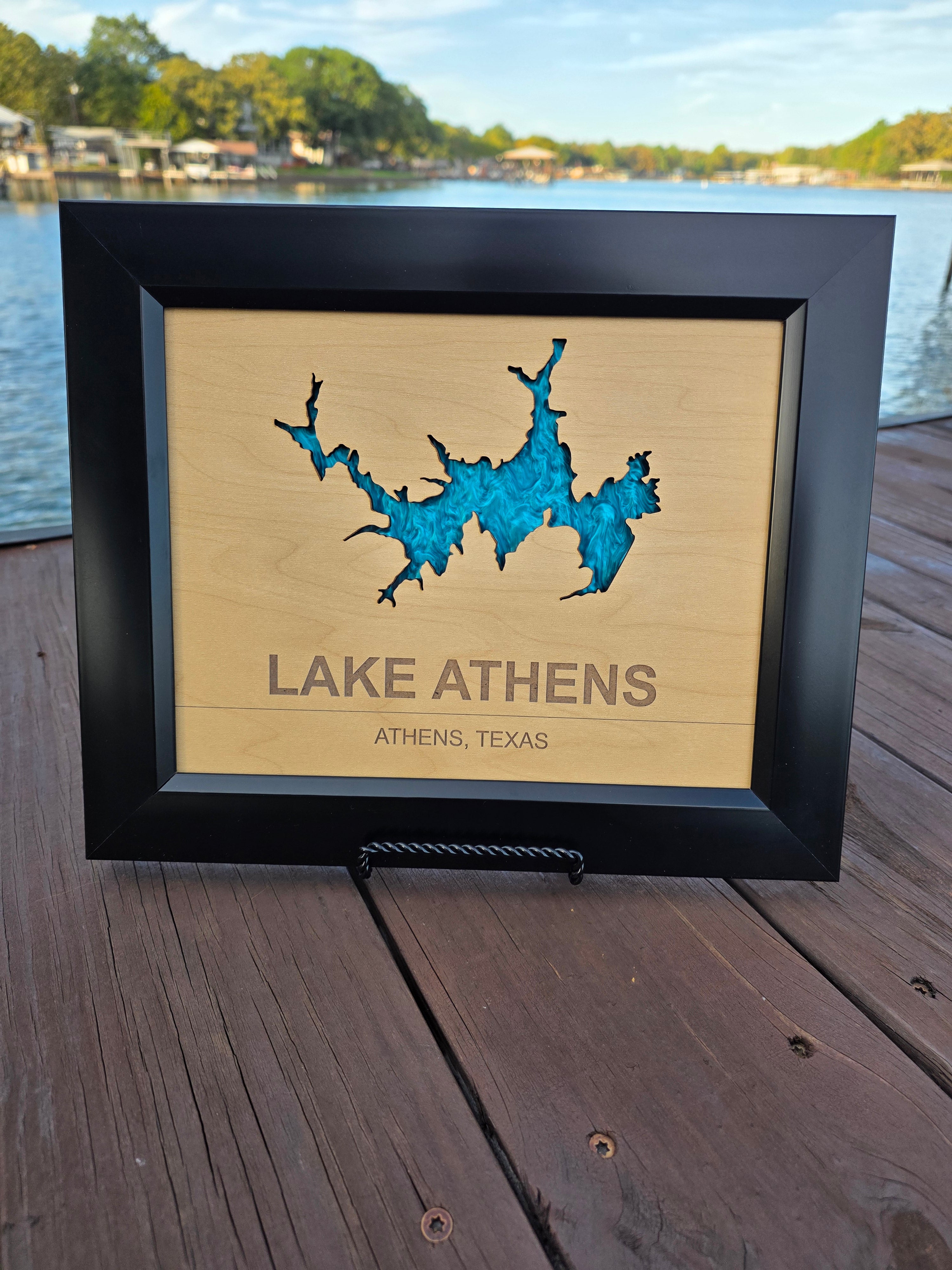 Athens Lake Wall Art 8x10